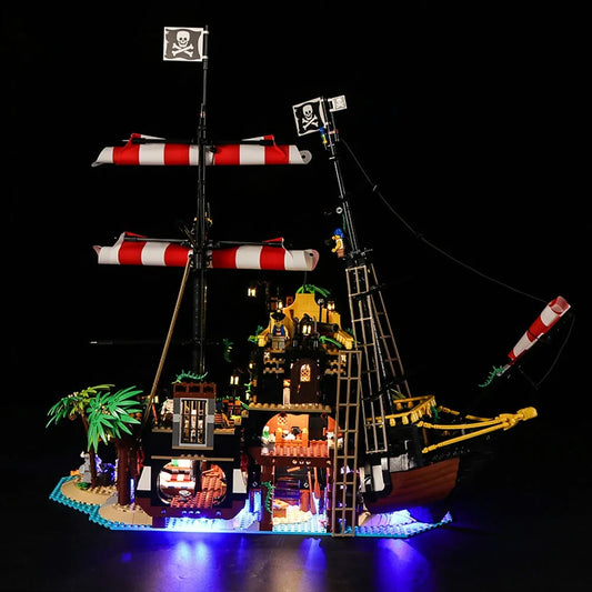 LED Lighting Set For 21322 Pirates Of Barracuda Bay