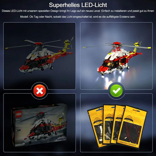LED Lights Set For 42145 The Rescue Helicopter