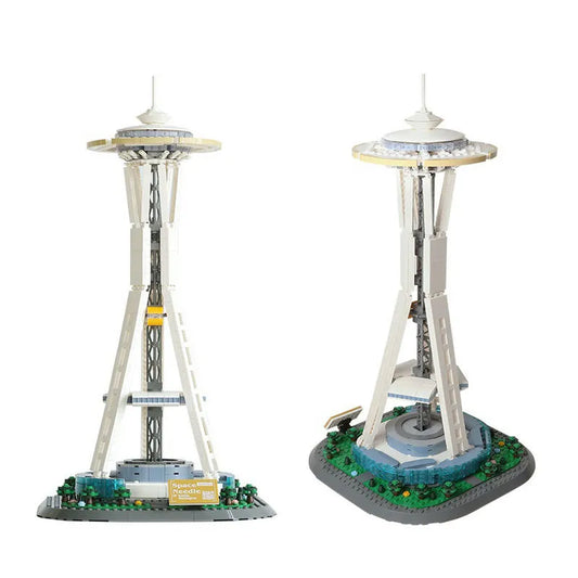 Architecture MOC 5238 Seattle Space Needle Bricks Toy