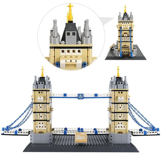 Architecture MOC London Tower Bridge Bricks Toy