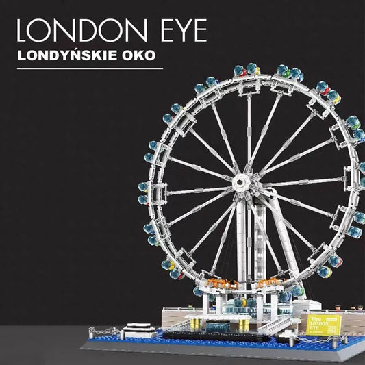 Architecture MOC The London Eye Wheel Bricks Toys
