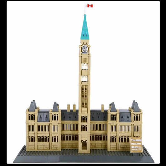 MOC 4221 Architecture Canadian Parliament Bricks Toys