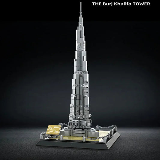 MOC Architecture Dubai Burj Khalifa Bricks Toys 4222