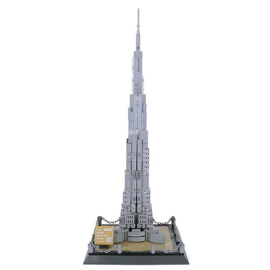 MOC Architecture Dubai Burj Khalifa Bricks Toys 4222