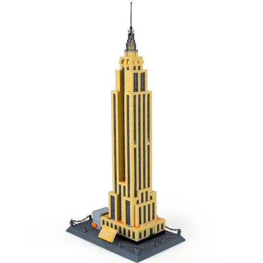 MOC Architecture New York Empire State Building Bricks Toy