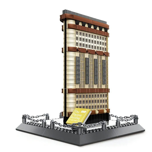 MOC Architecture New York Flatiron Bricks Kids Toys 4220