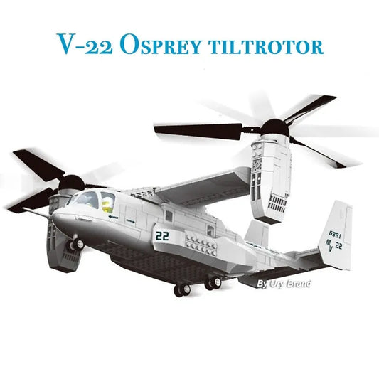 Tech MOC Creator Boeing V22 Bell Osprey Bricks Toys JX006