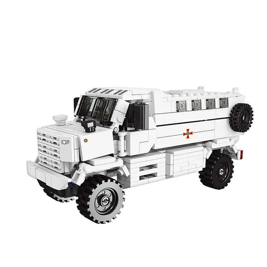MOC Military Armored Off-Road KPA3 Truck Bricks Kids Toys