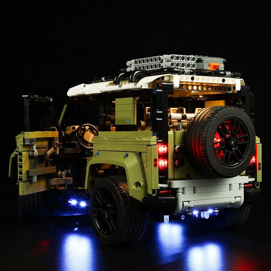 LED Light Kit For 42110 Technic Defender Car
