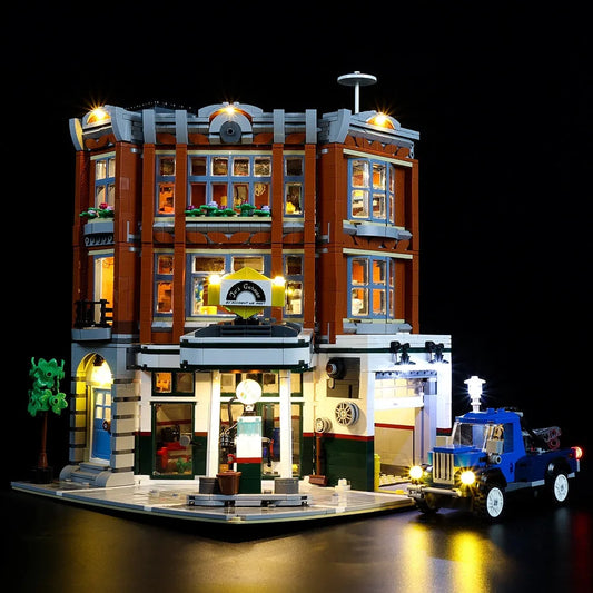 LED Light Set For 10264 Corner Garage