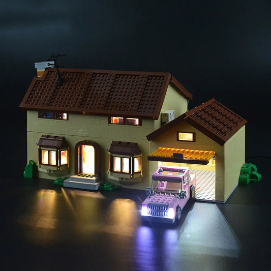 LED Lighting Kit For 71006 The Simpson House