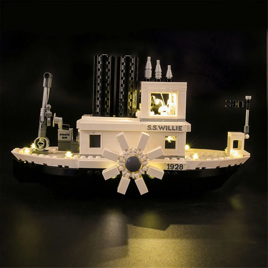 LED Lights Kit For 21317 Steamboat Willie