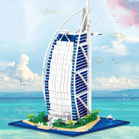 Architecture MOC Expert De La Tour Hotel Bricks Toy