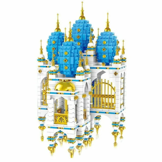 Creator Expert MOC Sky Castle with LED Bricks Toys