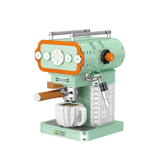 Creator MOC Coffee Machine MINI Bricks Toys 01008