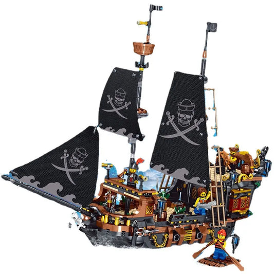 Creator MOC Ideas Pirate Ship MINI Bricks Toys 01041