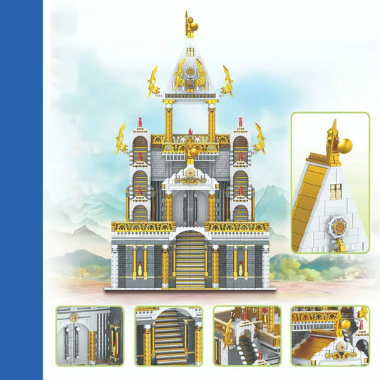 Expert MOC The Century Altar Temple MINI Bricks Toy