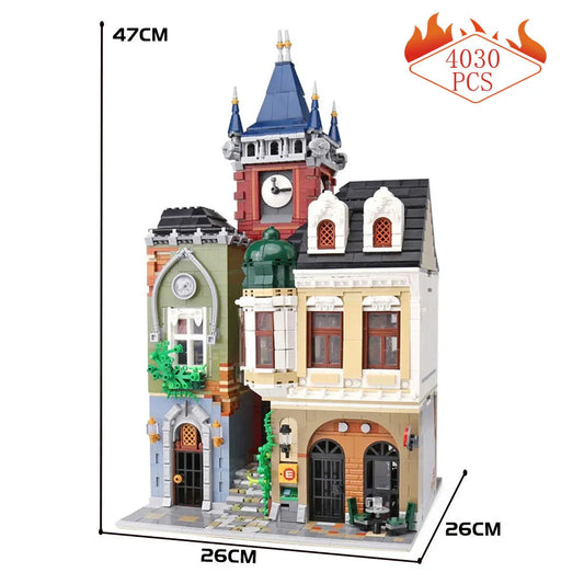 MOC Creator Expert City Old Town Pub Bricks Toy 0924