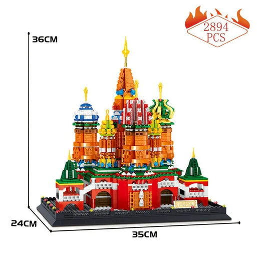 MOC Creator Expert Saint Basil's Cathedral Bricks Toy