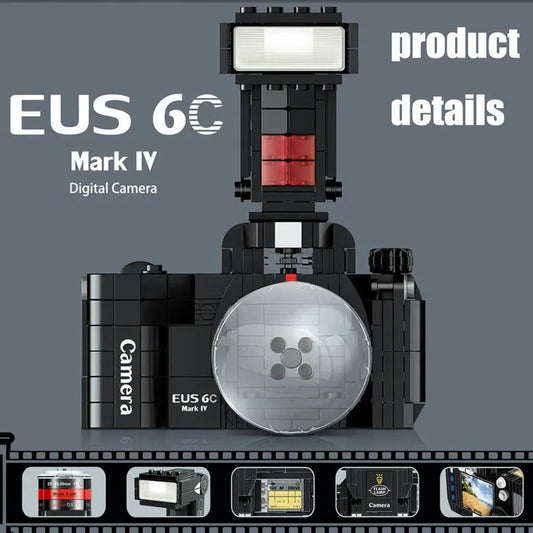 MOC Ideas Digital Camera MINI Bricks Toy 00845