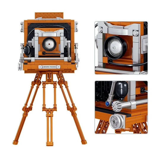 MOC Ideas Vintage Digital Camera MINI Bricks Toys