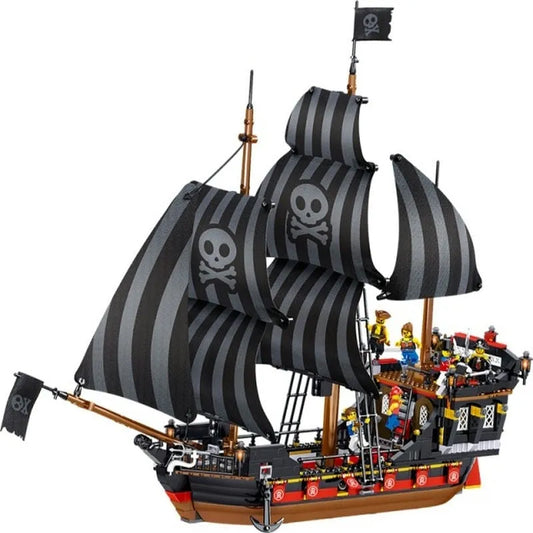 MOC Pirates Of Caribbean Pirates Skull Ship Adventures